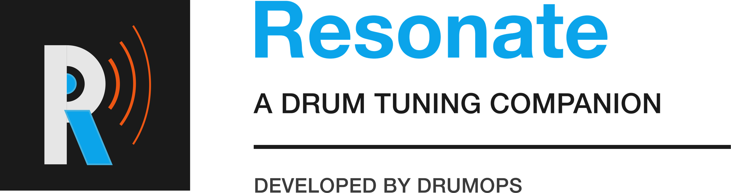 Resonate · A Drum Tuning Companion, developed by DrumOps